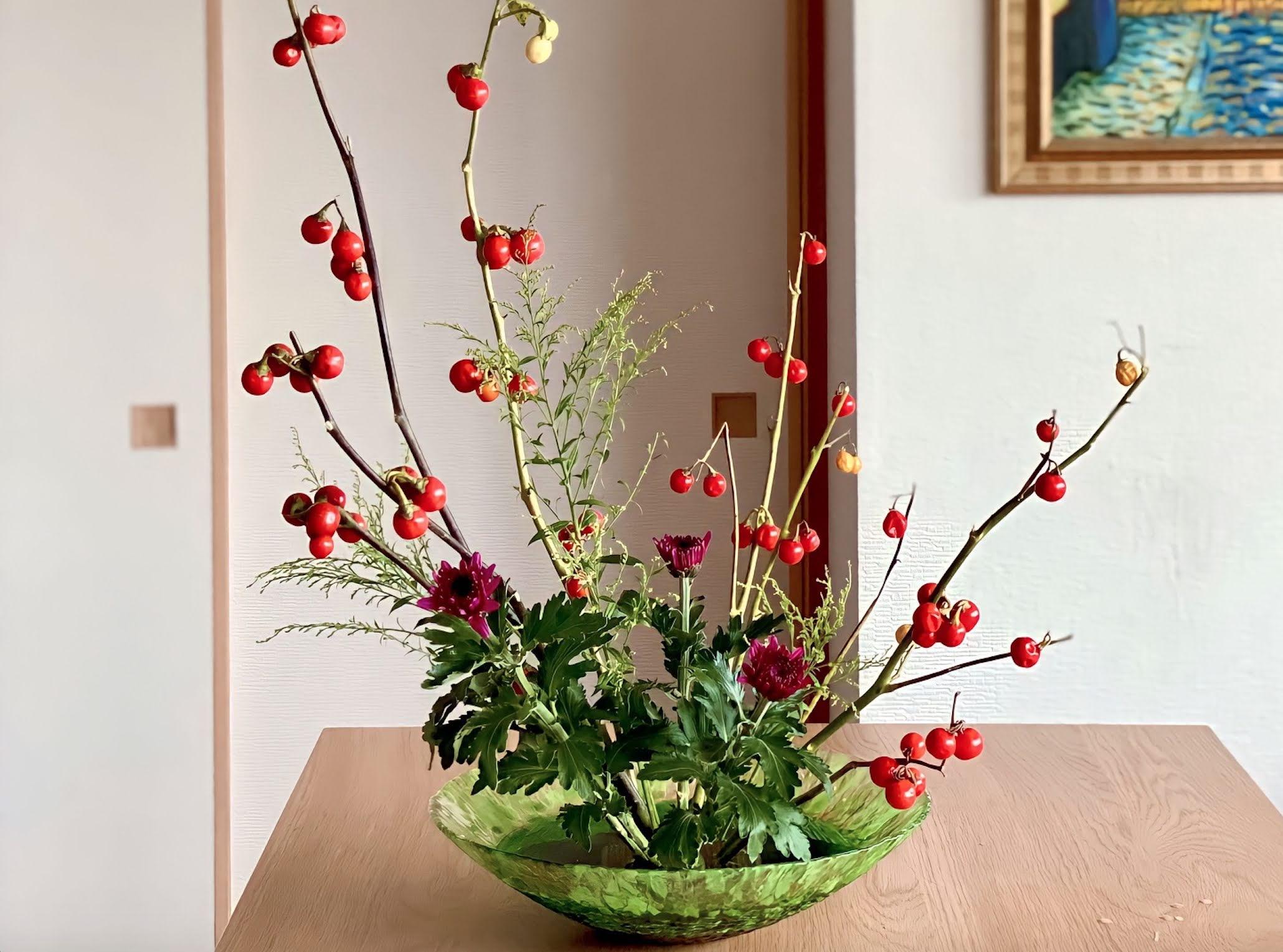 Private Ikebana Experience at your Hotel tours OMAKASE Japan